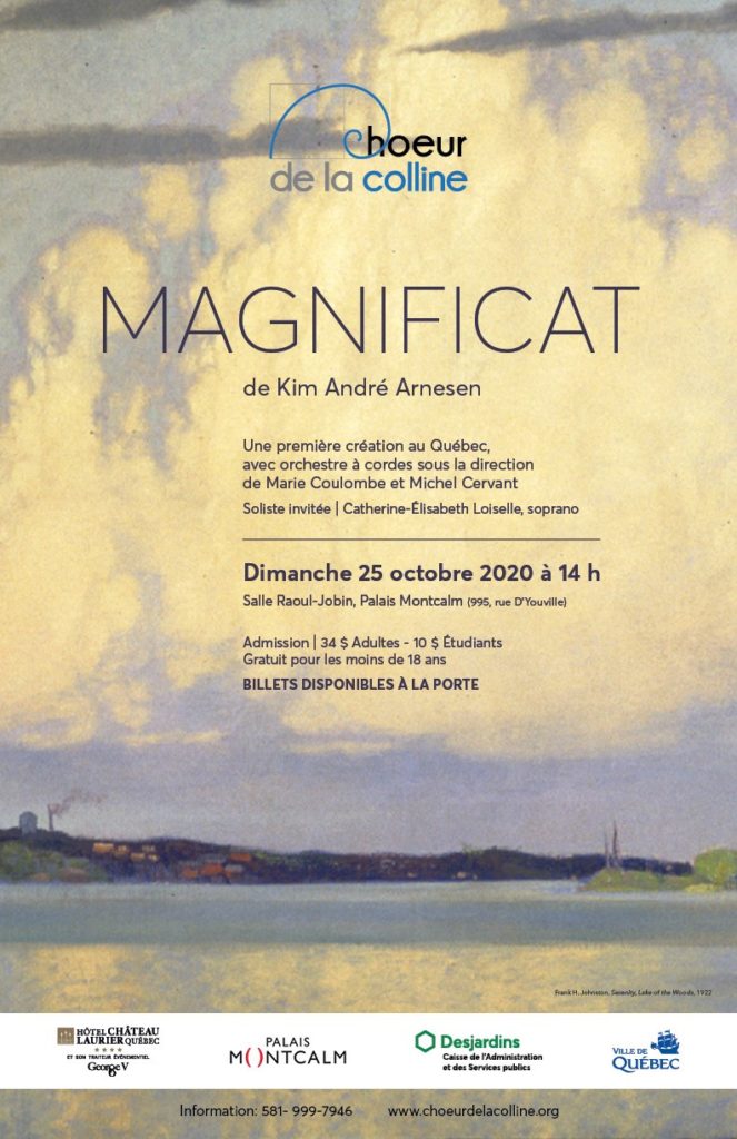 Affiche_Magnificat_ChoeurColline_25 octobre 2020